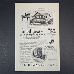 1927 Williams‎ Oil-O-Matic Heating Vintage Print Ad Bloomington IL EA Stuart